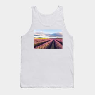 Lavender Field At Sunrise Tank Top